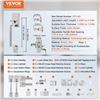 Image 5 : Brand New - Brand New Double Door Handle Set Satin Nickel