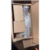 Image 7 : Brand New - Brand New Double Door Handle Set Satin Nickel