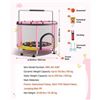 Image 3 : Brand New - Brand New 5 FT Kids Trampoline with Safety Enclosure & Play Accessories