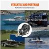 Image 1 : Brand New - Brand New 2,000 lb Hand Crank Winch with 23 FT Polyester Strap