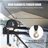 Image 4 : Brand New - Brand New 2,000 lb Hand Crank Winch with 23 FT Polyester Strap