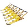 Image 4 : Brand New - Brand New VEVOR Ratchet Straps 2” x 15ft 8PCS E-Track
