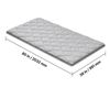 Image 3 : Brand New - Brand New Twin-Size Foldable Japanese Tatami Floor Mattress – Grey