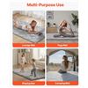 Image 4 : Brand New - Brand New Twin-Size Foldable Japanese Tatami Floor Mattress – Grey