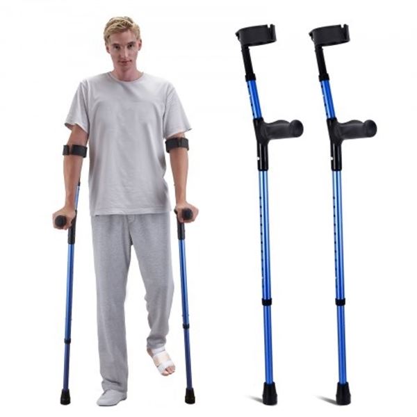 Brand New - Brand New VEVOR Adjustable Crutches FBL580319 Pair