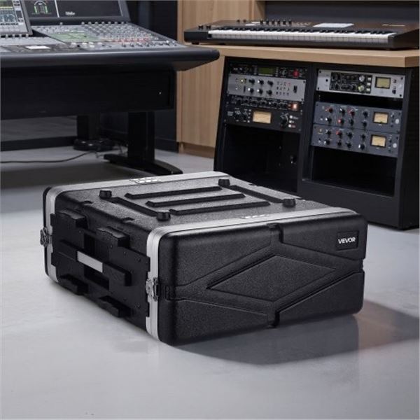 Brand New - Brand New VEVOR 19” 4U Rack Case ABS Flight Case