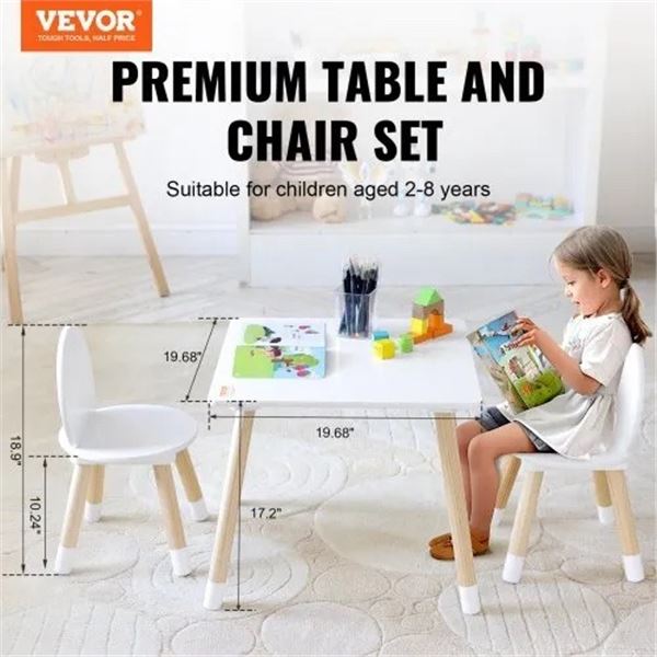Brand New - Vevor Premium Table and Chair Set for Children 2-8 Years