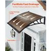 Image 4 : Brand New - Brand New VEVOR Door Awning Canopy CZPC30X40G-C