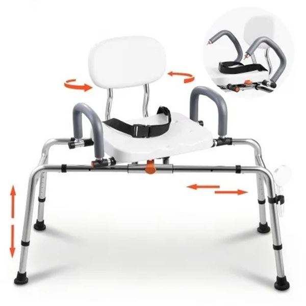 Brand New - Brand New VEVOR Tub Transfer Bench XZY227 Sliding Shower Chair