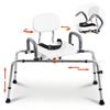 Image 1 : Brand New - Brand New VEVOR Tub Transfer Bench XZY227 Sliding Shower Chair