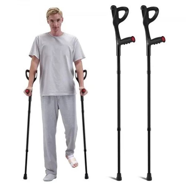 Brand New - Adjustable Walking Crutches - 10-Level Height Adjustment