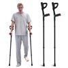 Image 1 : Brand New - Adjustable Walking Crutches - 10-Level Height Adjustment