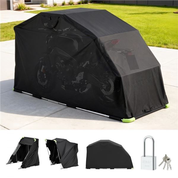 Brand New - Motorcycle Shelter for Large Displacement Motorcycles
