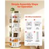 Image 6 : Brand New - Brand New VEVOR Rotating Shoe Rack Tower OY-XZXJ-07-7 Black