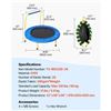 Image 4 : Brand New - Children's Trampoline with Handle - 36-inch, 130 lbs Capacity