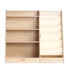 Image 1 : Brand New - Brand New 4-Tier Kids Wooden Bookshelf and Toy Storage Organizer