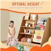 Image 3 : Brand New - Brand New 4-Tier Kids Wooden Bookshelf and Toy Storage Organizer