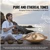 Image 5 : Brand New - Brand New 22-Inch Golden 10-Note Handpan Drum Set with Stand and Carry Bag