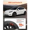 Image 3 : Brand New - Brand New VEVOR tslY2 Wheel Rim Cover Hubcaps 19" R19 for Tesla Model Y 2020-2024 7-Spok