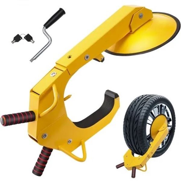 Brand New - Brand New VEVOR QS-002 Tire Clamp Lock Wheel Lock Clamp Heavy-Duty Anti-Theft Trailer Bo