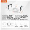 Image 2 : Brand New - Brand New 3.5-Inch Raised Toilet Seat with Padded Safety Handles