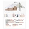 Image 6 : Brand New - Brand New 3–5 Person Inflatable Camping Tent with Canopy & Hand Pump –
