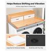 Image 3 : Brand New - Brand New 54-Inch Wooden Washer & Dryer Countertop with Drawers and Storage Shelf [x=#82