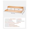 Image 4 : Brand New - Brand New 54-Inch Wooden Washer & Dryer Countertop with Drawers and Storage Shelf [x=#82