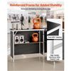 Image 3 : Brand New - Brand New 2-Piece Folding Portable Bar Table Set with Carry Bags – Black
