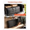 Image 5 : Brand New - Brand New 2-Piece Folding Portable Bar Table Set with Carry Bags – Black