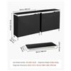 Image 6 : Brand New - Brand New 2-Piece Folding Portable Bar Table Set with Carry Bags – Black