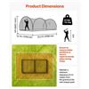Image 5 : Brand New - Brand New 22.2-Ft Portable Baseball & Softball Batting Cage – Black