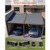 Image 4 : Brand New - Brand New 4×4 Slanted Pergola Bracket Kit – 6-Piece Black Steel Set
