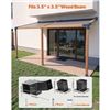 Image 5 : Brand New - Brand New 4×4 Slanted Pergola Bracket Kit – 6-Piece Black Steel Set