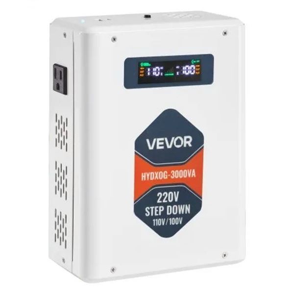 Brand New - Brand New 3000VA Step-Down Voltage Converter – 220V to 110V/100V