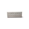 Image 4 : Customer returned looks new -  Queen-Size Upholstered Tufted Headboard – Light Gre