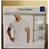 Image 1 : Brand New Calvin Klein Men's 4-Pack White V-Neck T-Shirts - Large