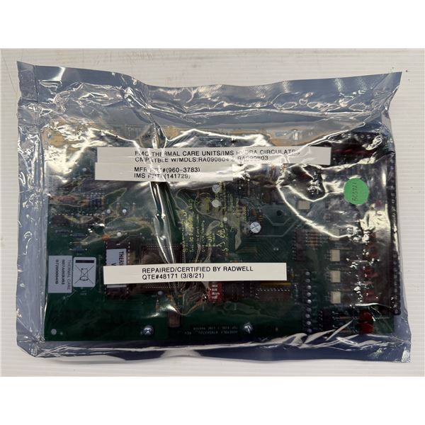 Thermal Care #785A272U Control Board (This item has been repaired and is still sealed.)