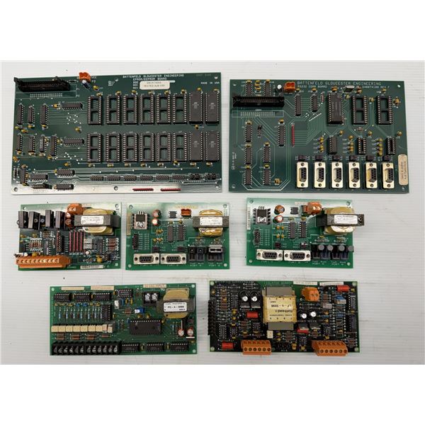 Lot of (7) Assorted Battenfeld Gloucester Circuit Boards