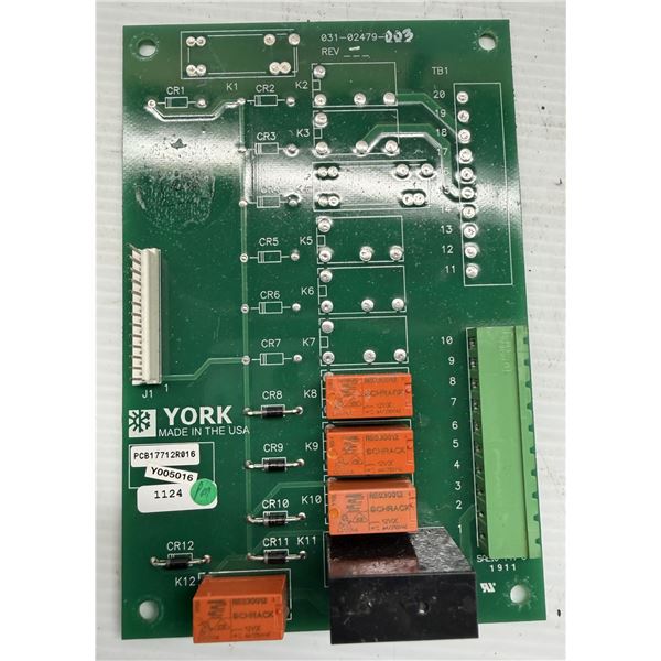 York #031-02479-003 / Y005016 Circuit Board