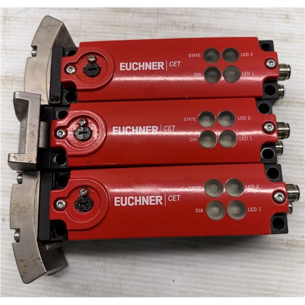 (3) Euchner #CET3-AP-CRA-AH-50X-SI-111346 / 111346 Safety Switches