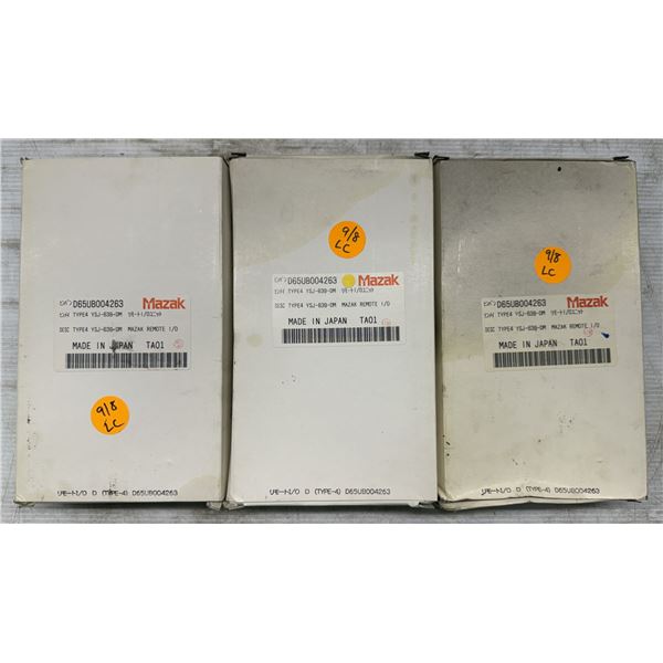 (3) Mazak #D65UB004263 Remote I/O Boards