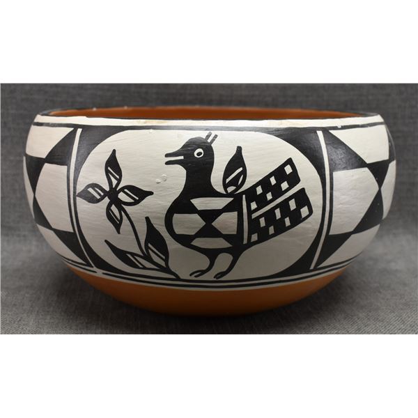 SANTO DOMINGO POTTERY DOUGH BOWL (  (ANNA MT LOVATO)