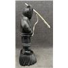 Image 4 : ESKIMO STONE CARVING (SIGNED)