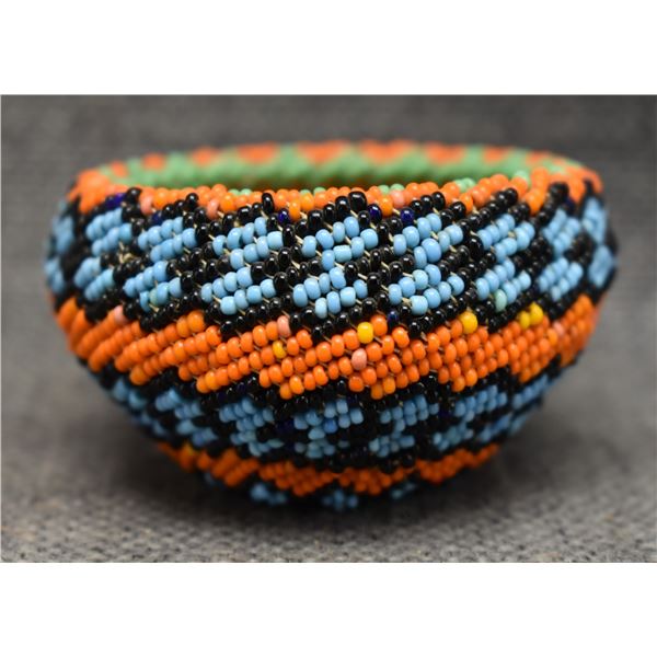 PIAUTE BEADED BASKET