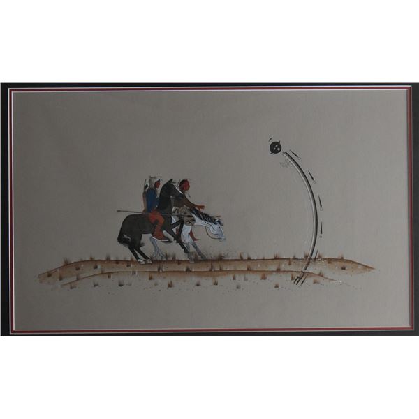 NAVAJO PAINTING (JOHN KING)