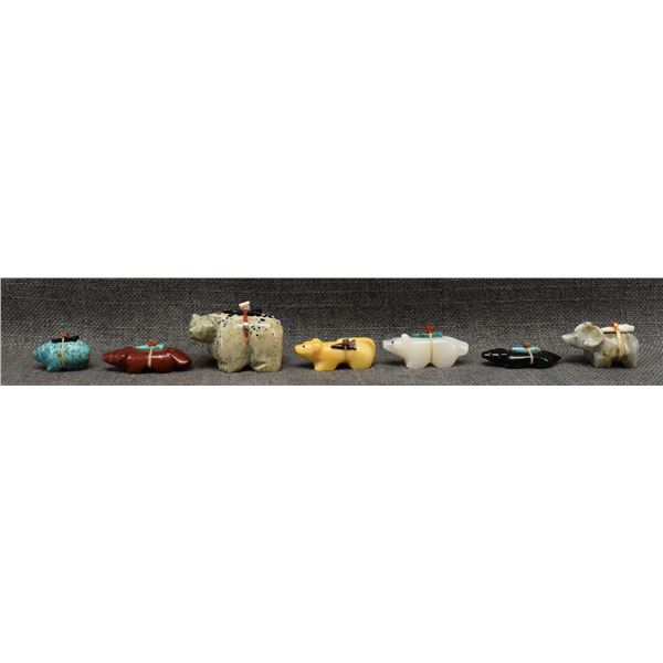SEVEN ZUNI FETISHES