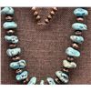 Image 2 : NAVAJO TURQUOISE NUGGET NECKLACE