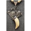 Image 2 : NAVAJO NECKLACE AND PENDANT (LEONARD M. NEZ)