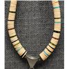 Image 4 : NAVAJO NECKLACE AND PENDANT (LEONARD M. NEZ)